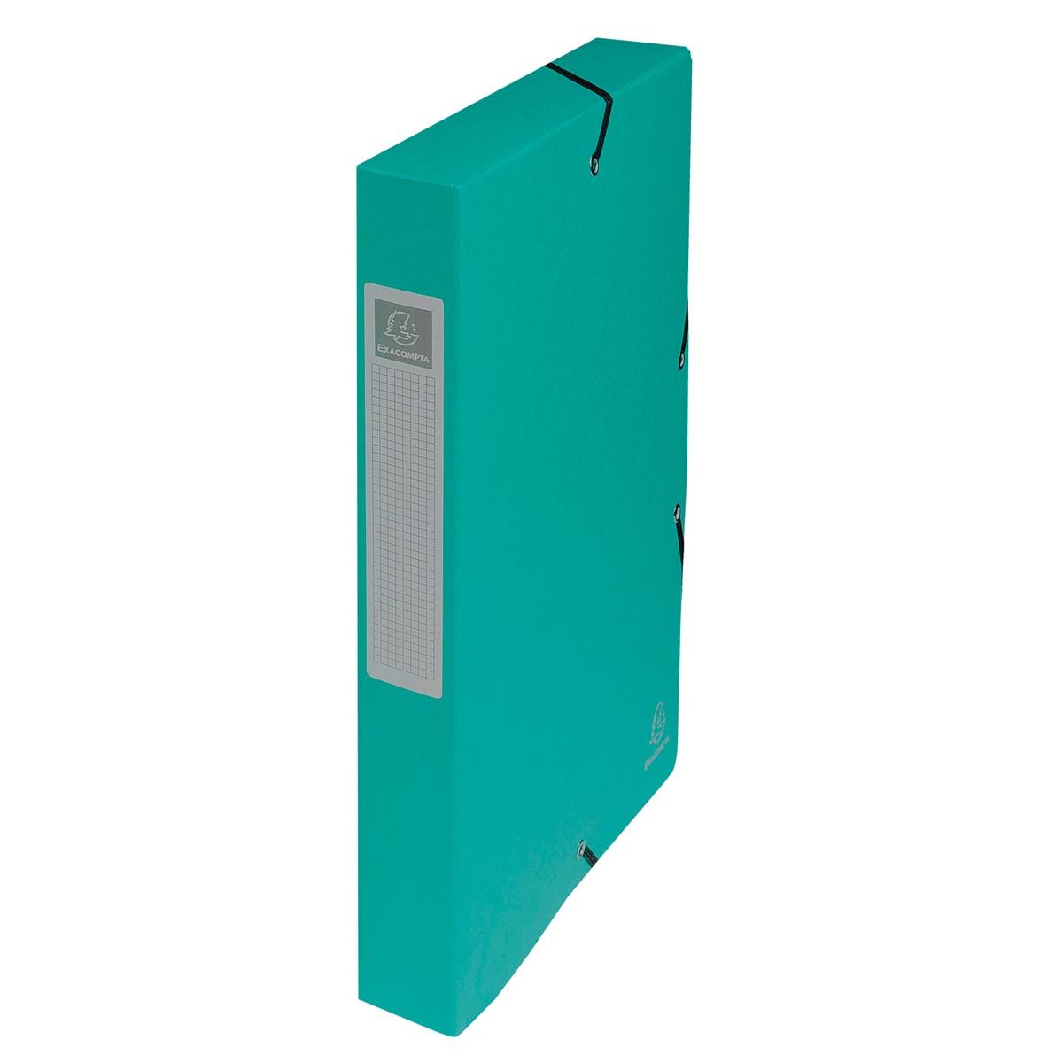 Exacompta - elastobox Exabox verde, schienale da 4 cm