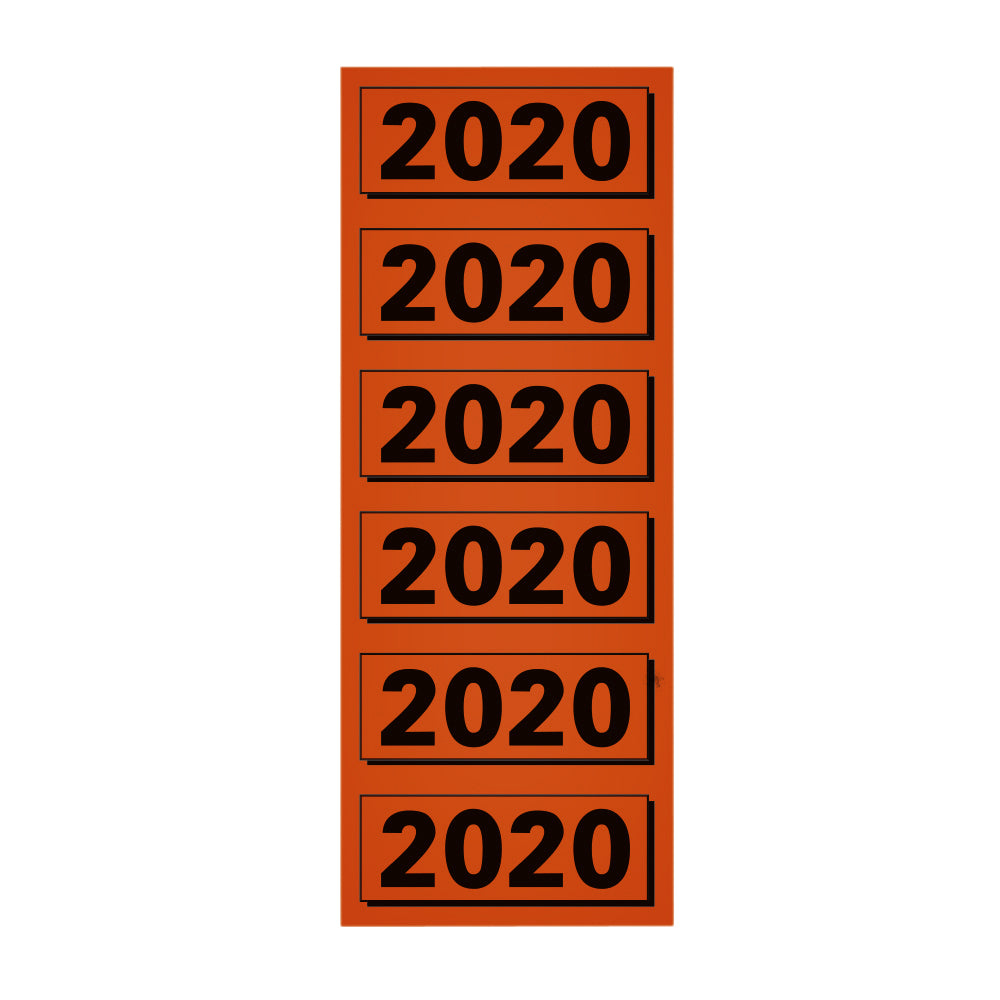 Elba - Etichetta dorso 2020 57x25mm rosso 120 pezzi