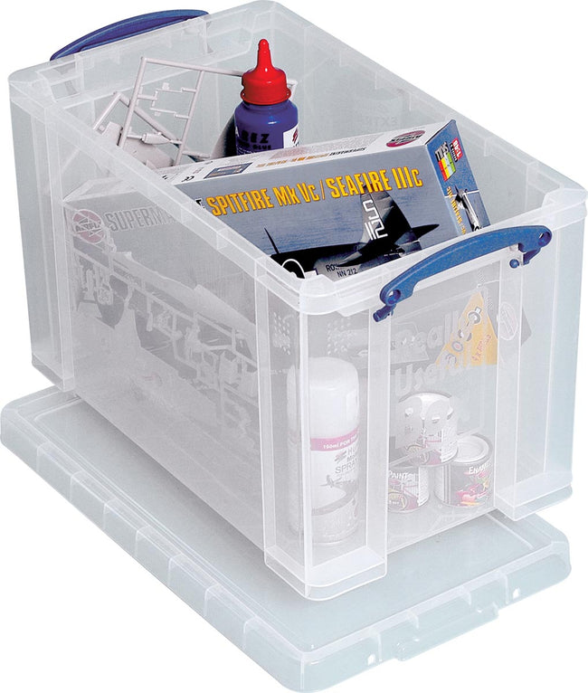 Really Useful Box -  Box opbergdoos 24 liter, transparant
