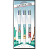 BIC -  Colours Décor Limited Edition 4-kleurenbalpen, medium, klassieke inktkleuren, diverse motieven