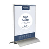 Europel - Portacarte pel T-standard A4 verticale acrilico/alluminio