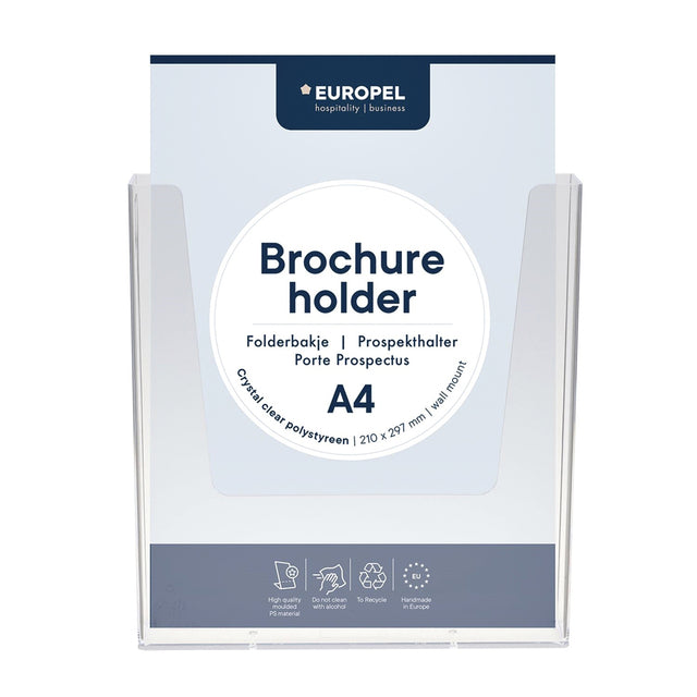 Canon - Porta depliant da parete A4 trasparente