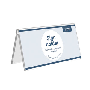 Europel - Porte-cartes peel V-standard A6 100x210mm acrylique