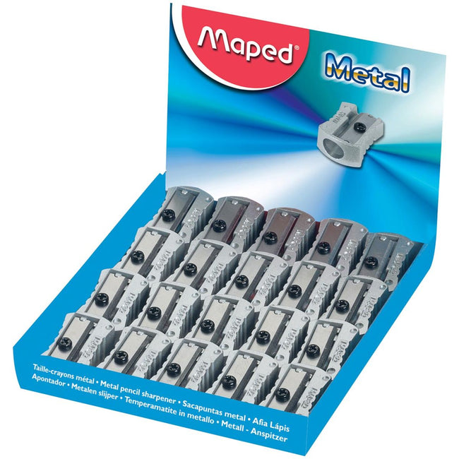 Maped -  potloodslijper Classic, 1 gaats, uit metaal