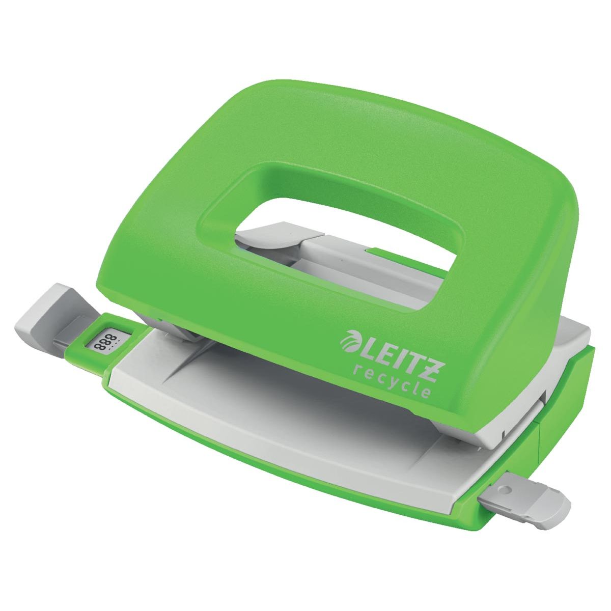Leitz - NeXXt Recycle Mini perforadora, 10 hojas, verde