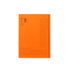 Quantore - Cartella pieghevole A4 lato irregolare 250gr arancio