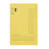 Quantore - Cartella pieghevole Folio lato irregolare 250gr giallo | 10 pezzi