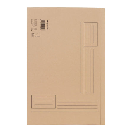 Quantore -  Vouwmap fo ongelijke zijde 320gr beige | 10 stuks