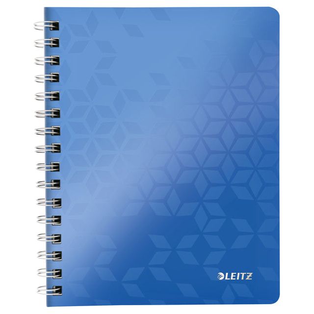 Leitz - Notebook Leitz wow a5 spiral pp line bleu | 1 pièce