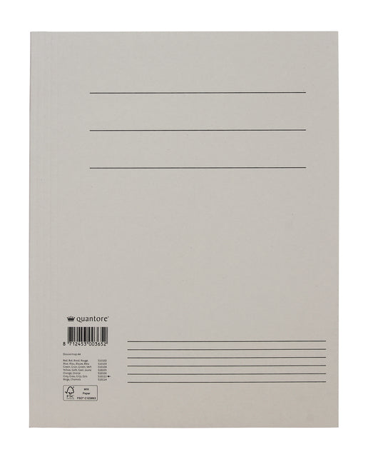 Quantore - File folder A4 300gr gray | 50 pieces