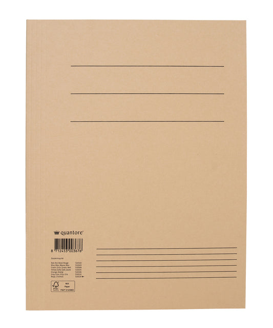 Quantore -  Dossiermap a4 320gr chamois