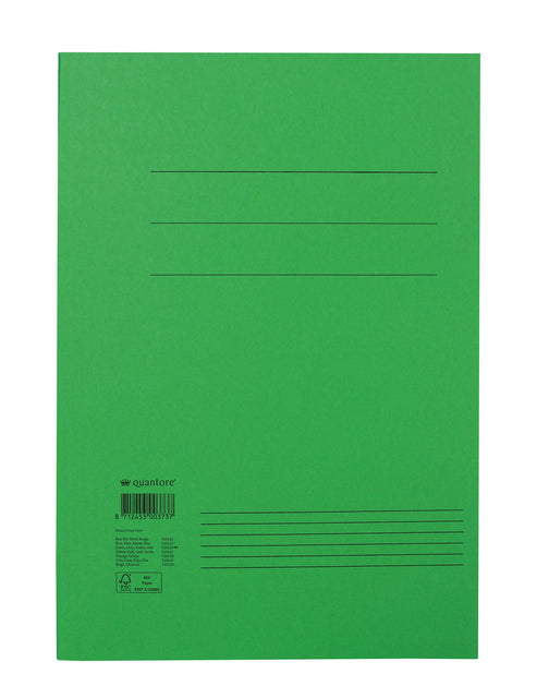 Quantore - Cartella portadocumenti in folio 300gr verde