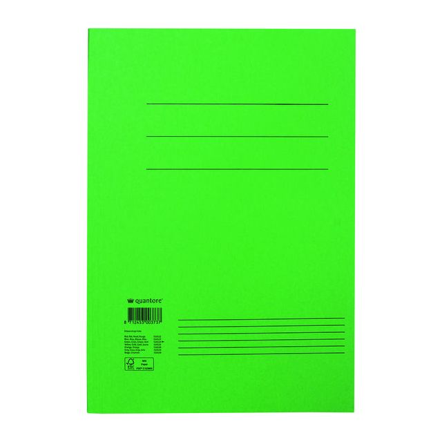 Quantore - dossier de fichiers vert folio 300gr