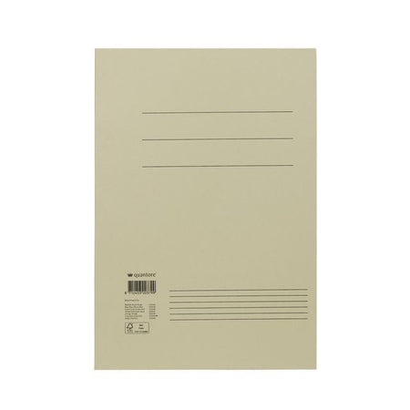 Quantore - Carpeta archivadora folio 300gr gris | 10 piezas