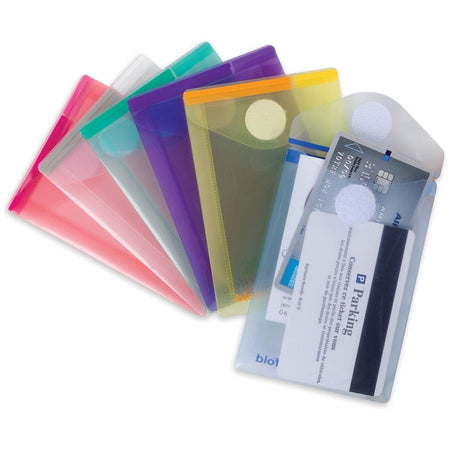 Tarifold collection -  documentenmap Collection Color voor ft A7 portret (80 x 115 mm), pak van 6 stuks, geassorteerd