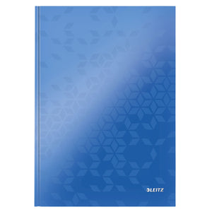 Leitz - Notebook WOW A4 160 pagine 90gr riga blu