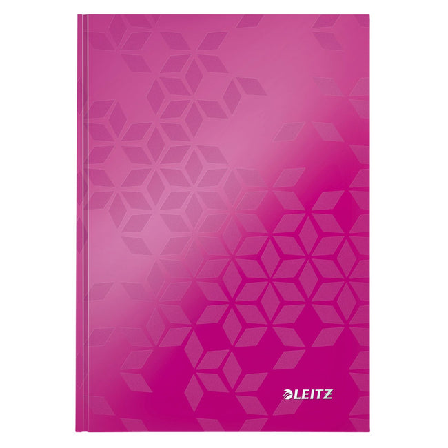 Leitz - Cuaderno WOW A5 160 páginas 90gr línea rosa
