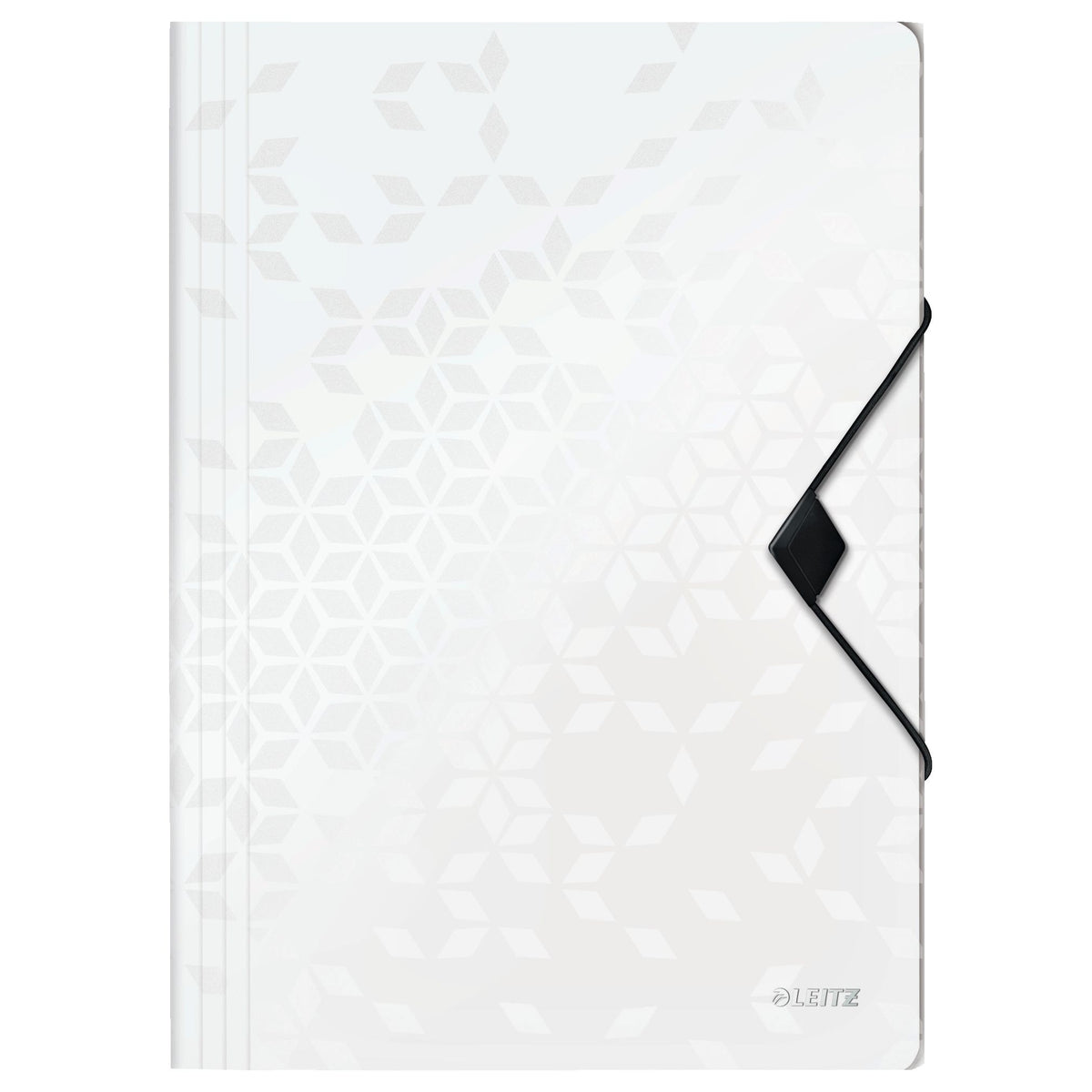 Leitz - Carpeta Elasto WOW A4 3 solapas PP blanco | 10 piezas