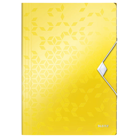 Leitz - Elastomap WOW A4 3 flaps PP yellow
