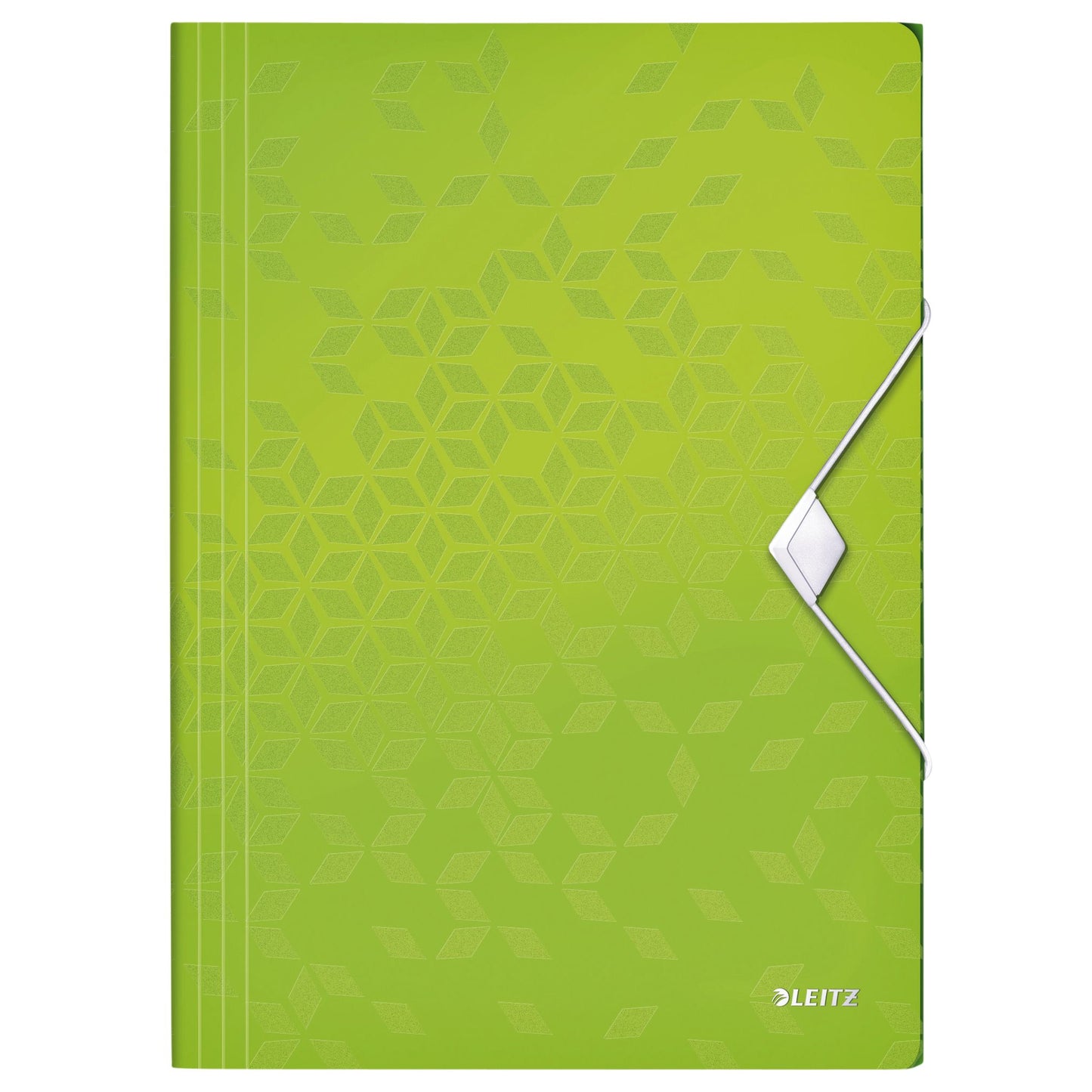 Leitz -  Elastomap WOW A4 3 kleppen PP groen | 10 stuks