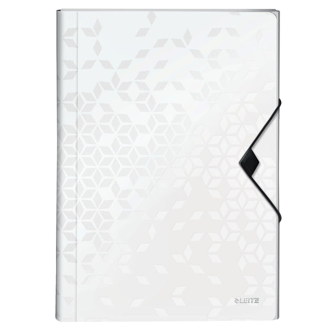 Leitz - Carpeta clasificadora WOW 6 pestañas PP blanco | 5 piezas
