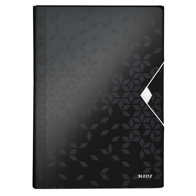 Leitz - Dossier de projet WOW pour A4 6 compartiments PP noir