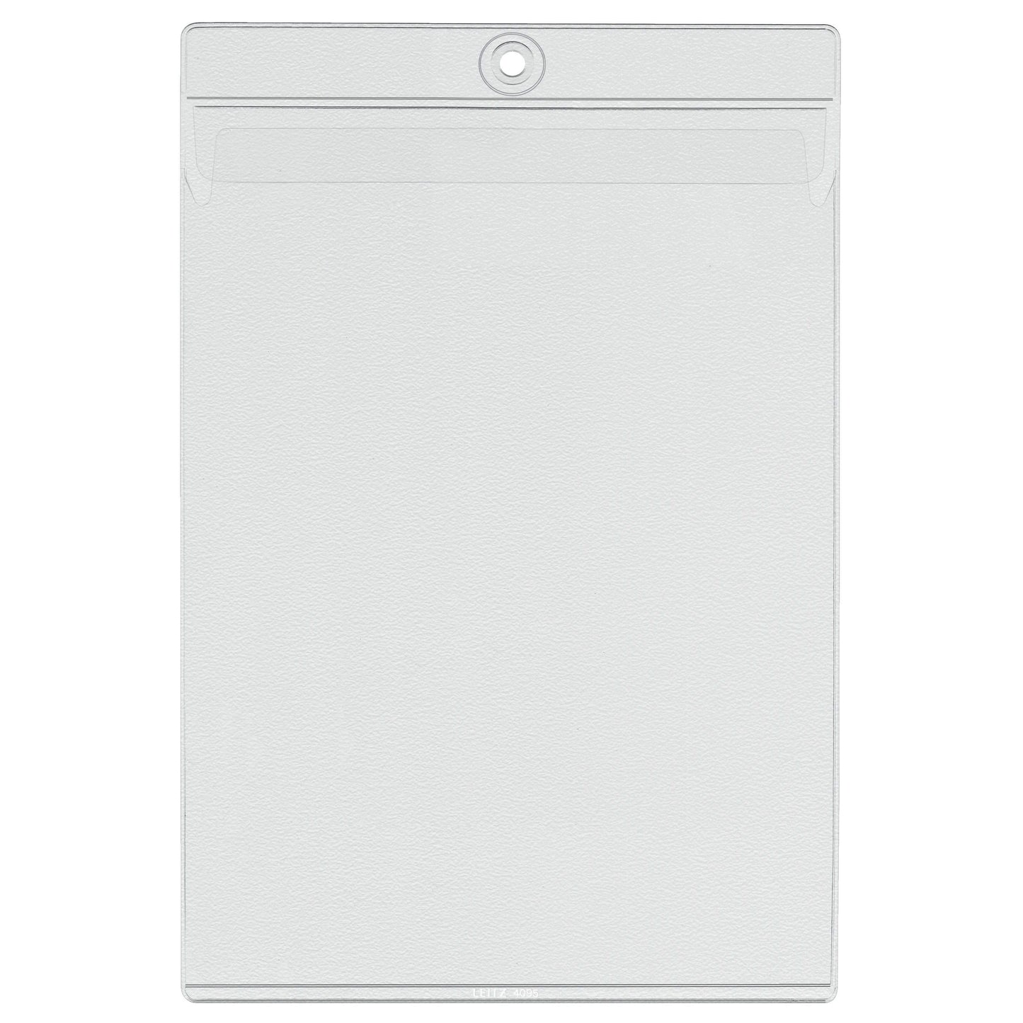 Leitz - Carpeta insertable modelo U con ojo para colgar 0,20 mm PVC A5 transparente 50 piezas