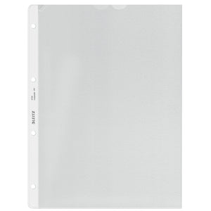 Leitz - Show bag copy safe 0,13 mm 4 fori PP A4 trasparente 100 pezzi