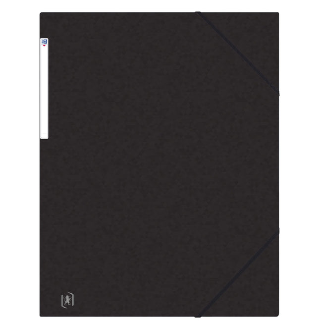 Oxford -  Elastomap  top file a3 3 kleppen 390gr zwart | 10 stuks