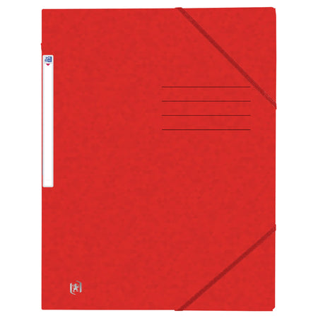 Oxford - Elastomap Top File+ A4 3 flaps 390gr red | 10 pieces