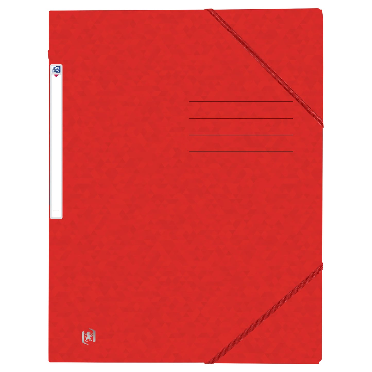 Oxford - Elastomap Top File+ A4 3 rabats 390gr rouge