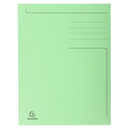 Exacompta - File folder Forever A4 3 flaps 280gr green