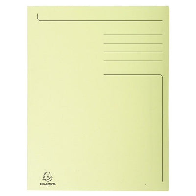 Exacompta - File folder Forever A4 3 flaps 280gr yellow