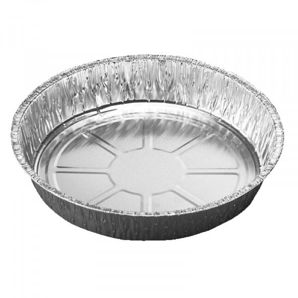Aluminiumschale rund 23cm 1425ml 600 Stück Apfelkuchen