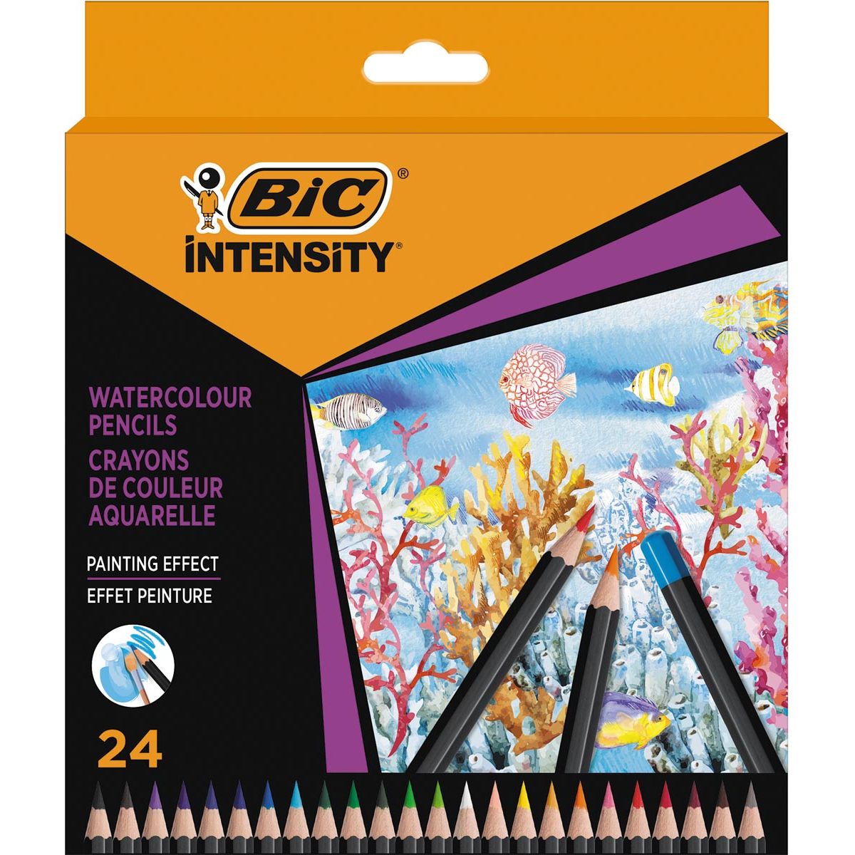 Bic - Aquarelpotlood Intensity, etui van 24 stuks