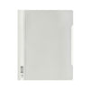 Durevole: attacco rapido A4 in PVC bianco