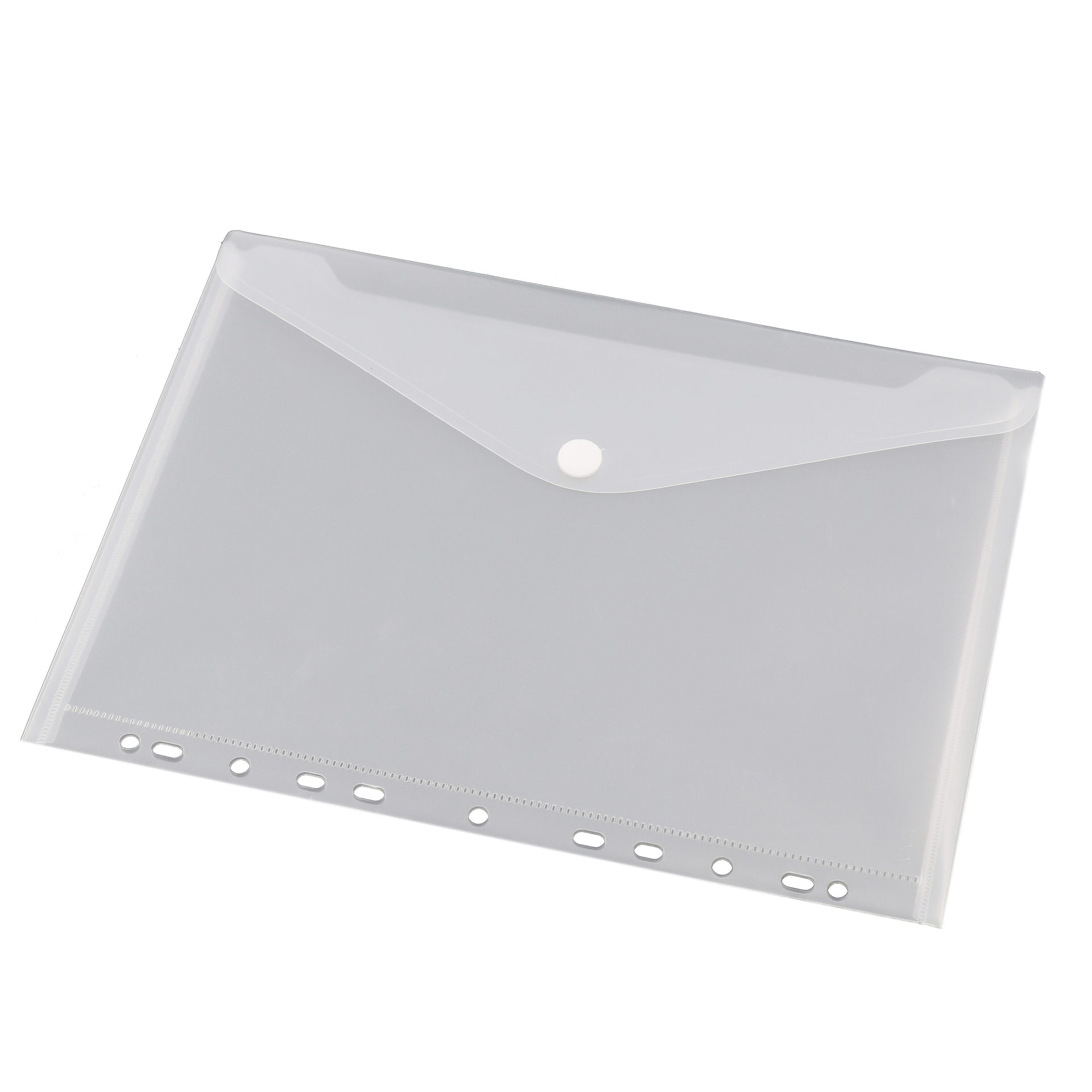 HF2 - Bolsa sobre A4 240x310mm 11 agujeros PP transparente blanco