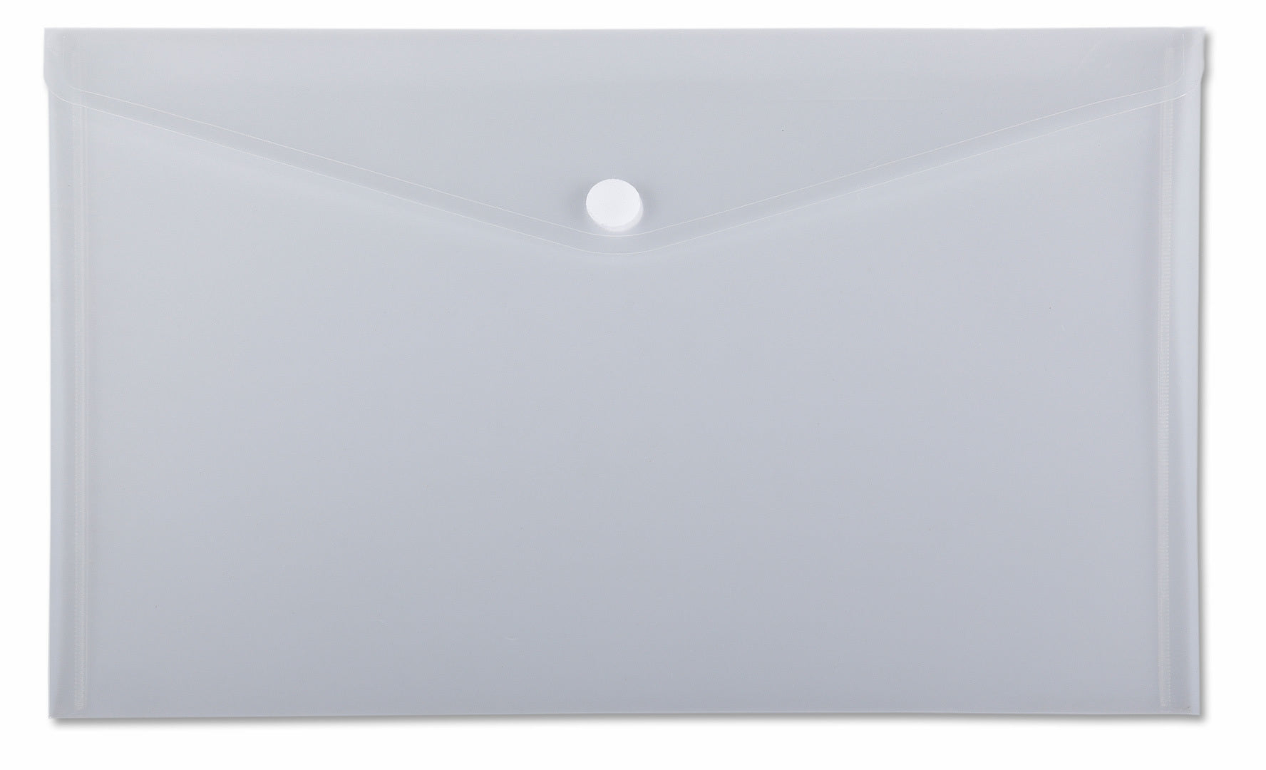 Quantore - Umschlagtasche A3 435x310mm quer PP transparent weiß | 5 Stück