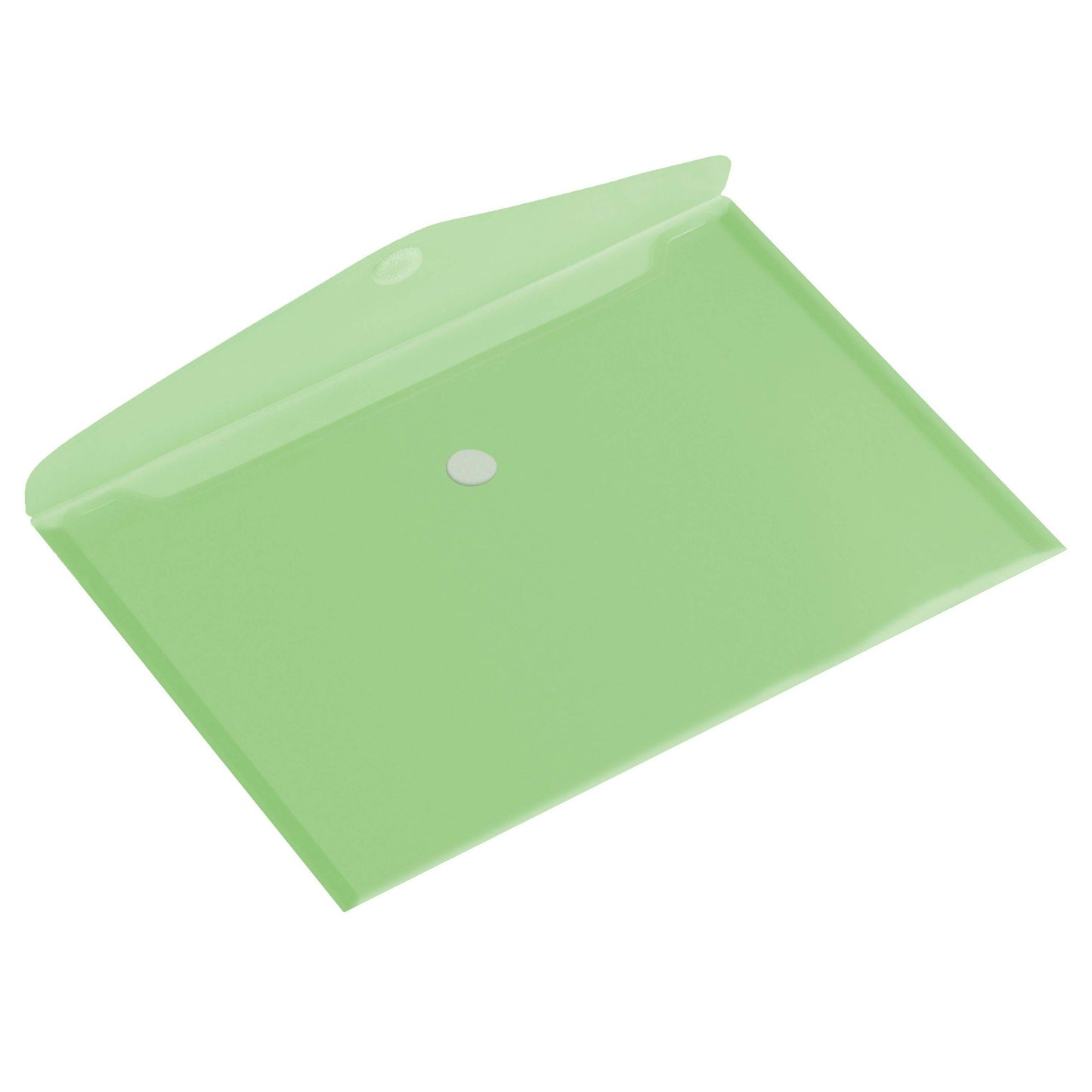 HF2 - Bolsa sobre A4 335x240mm transversal PP transparente verde | 10 piezas