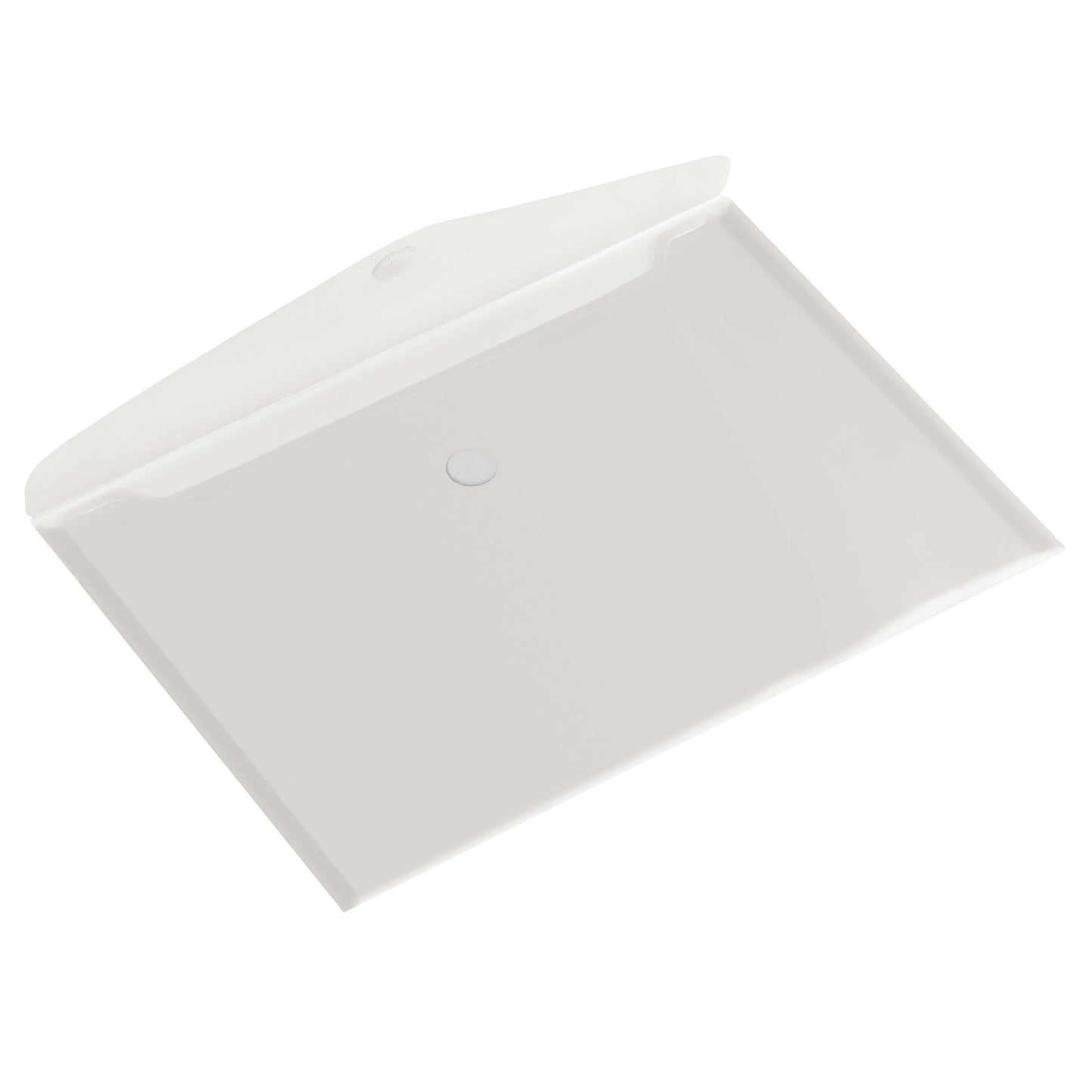 Quantore - Umschlagtasche A4 335x240mm quer PP transparent weiß