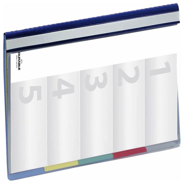 Durable - Organisatiemap Divisoflex A4 blauw | 5 stuks