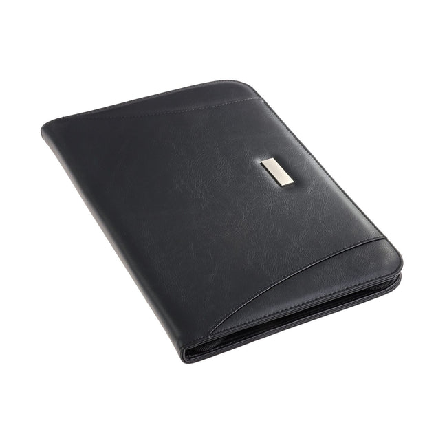 Rillstab - Writing folder Excellent deluxe A4 leather look black