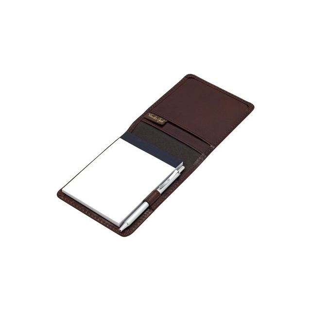 Van der Spek - WritingMap Vd Bacon A7 Buffalon Leather + stylo marron | 1 pièce