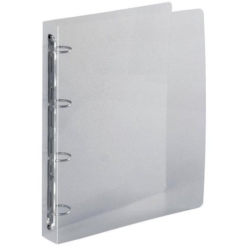 Exacompta -  ringmap, voor ft A4 maxi, uit PP, 4 ringen van 30 mm, kristal