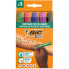 Bic Kids - Temporäre Tattoo-Stempel für Kinder, sortiert, 5er-Set