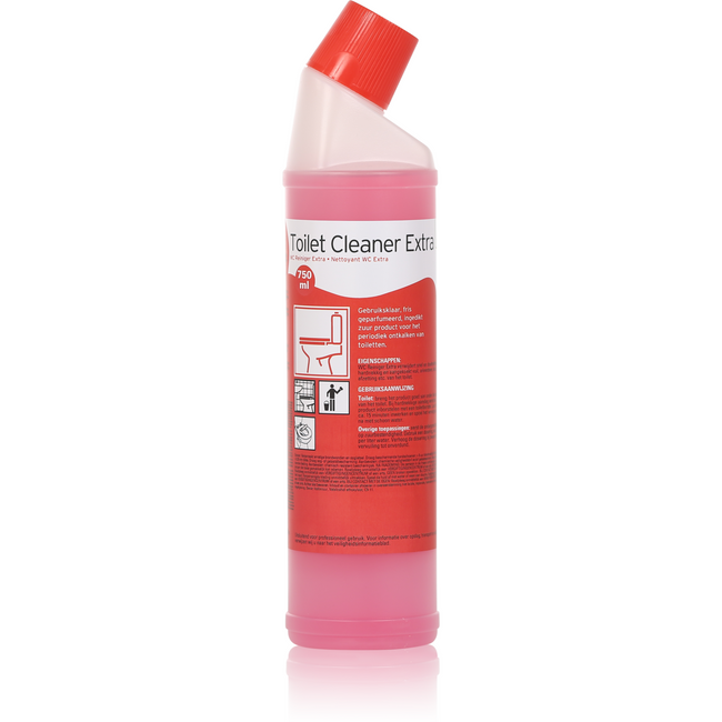 Klika -  WC-ontkalker | Ready to use | 750ml | 1 fris geparfumeerd | roze | 6 stuks