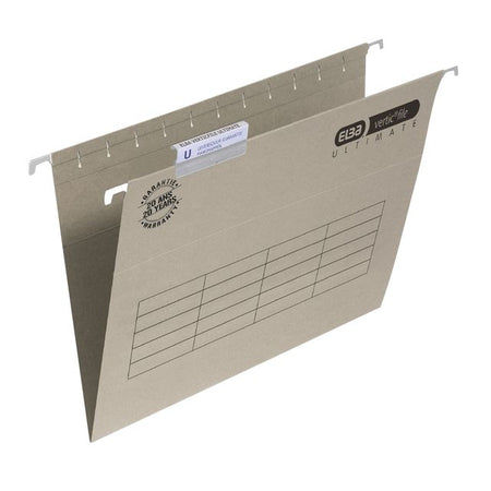 Elba - Hanging folder Verticfile e A4 V-bottom gray 10 pcs