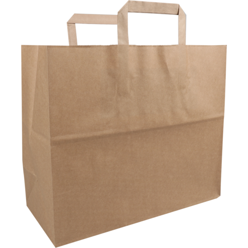Biodore - Biodore Bag | Papier 32x 17x27cm | Tragetasche | Braun | 25 Stücke