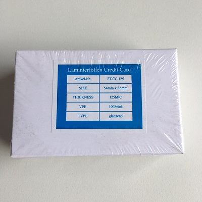 Klika - Busta per plastificazione 54x86 mm 125 micron 100 pz