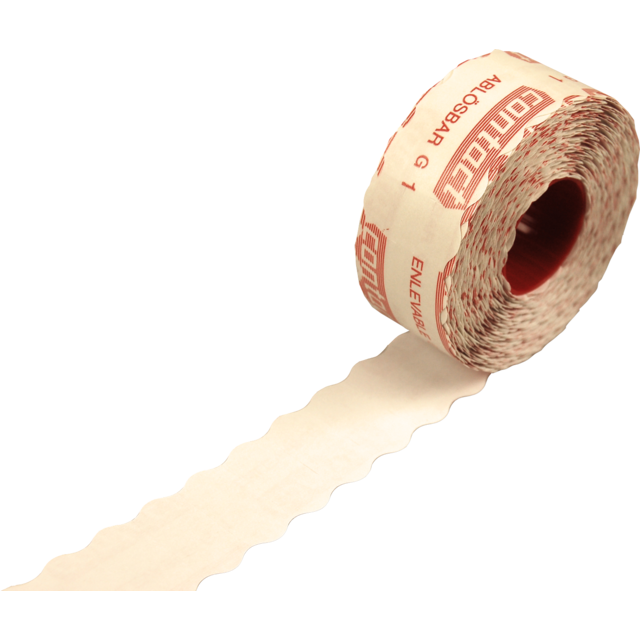 Contact - Label | Price label | paper | removable | 26x12mm | white | 18 roll